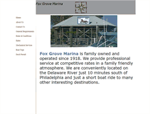Tablet Screenshot of foxgrovemarina.com